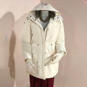 Talbots Long Puffer Coat Medium Petites NWT